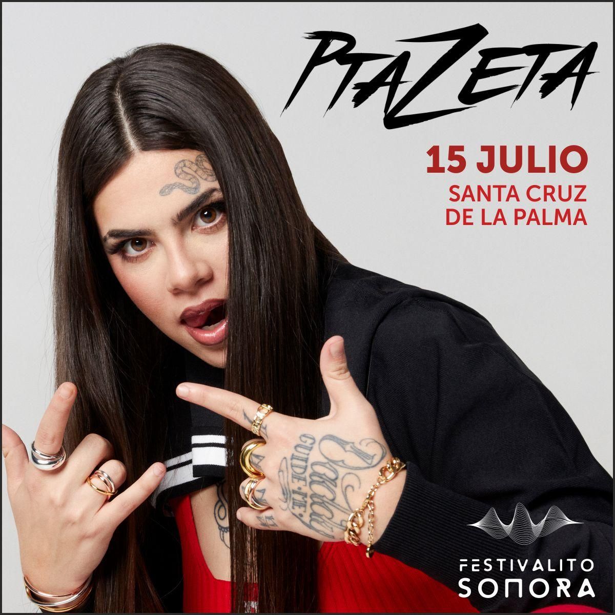 Cartel de la actuación de Ptazeta.