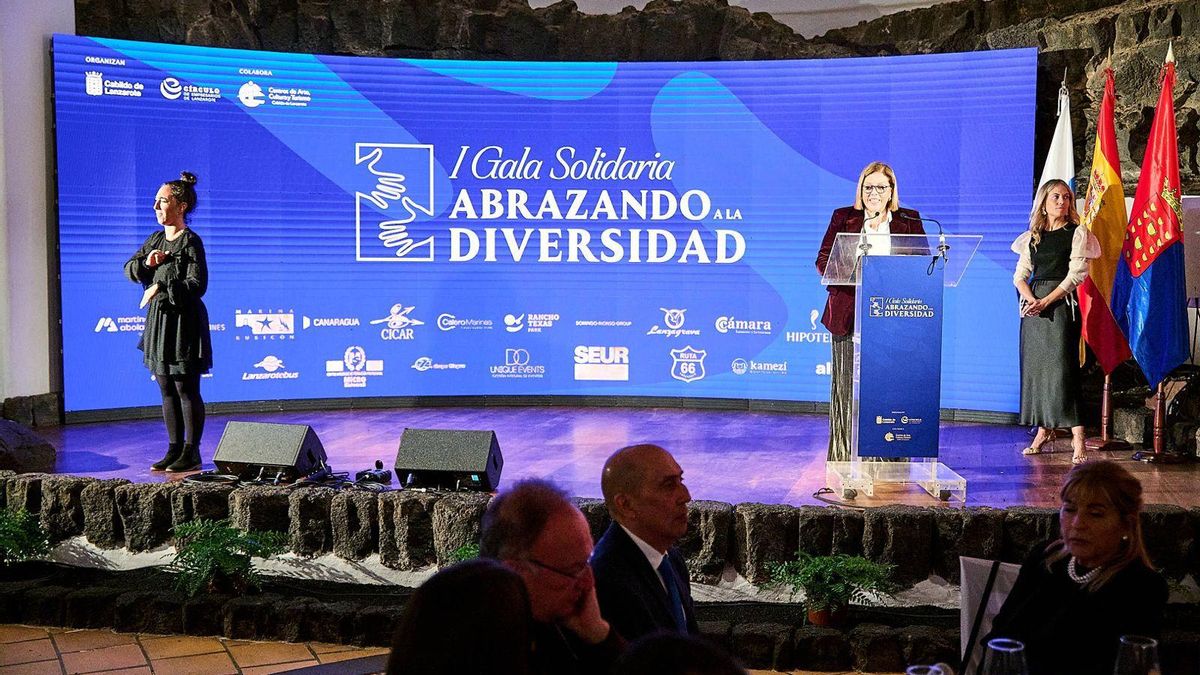 Astrid Pérez, durante su intervención en el acto.