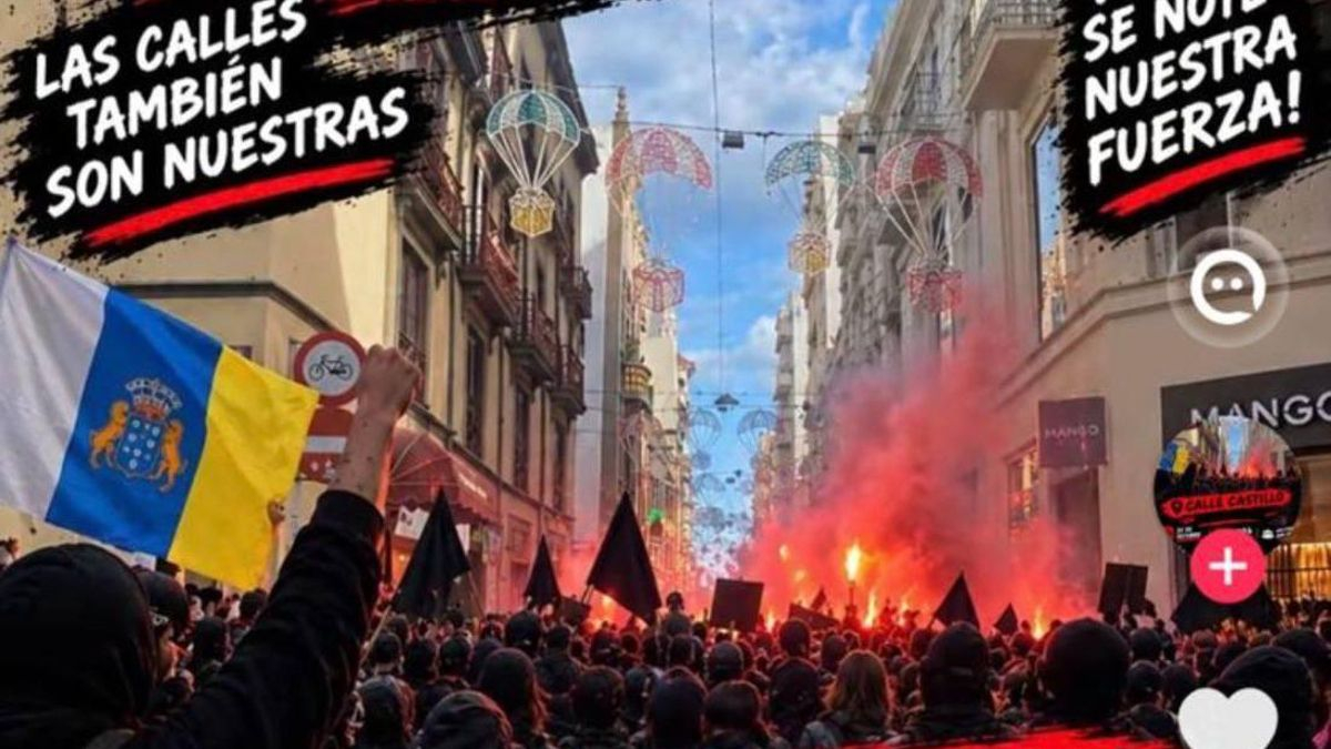 Tenerife pide a la Delegación del Gobierno reforzar la seguridad ante una convocatoria para crear disturbios