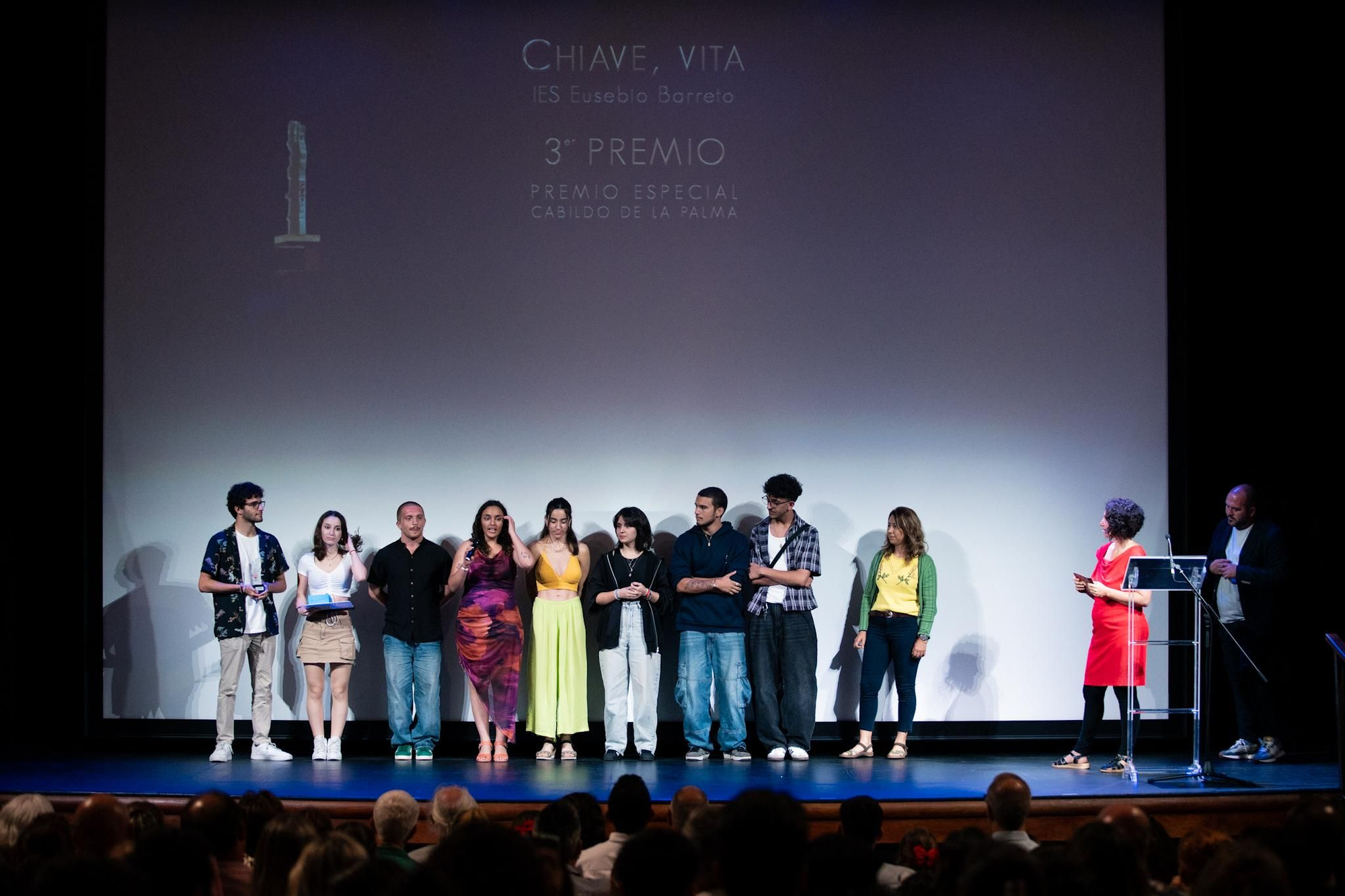 Tercer premio: 'Chiave, vita', del alumnado de 2º de Bachillerato del IES Eusebio Barreto (Los Llanos de Aridane).