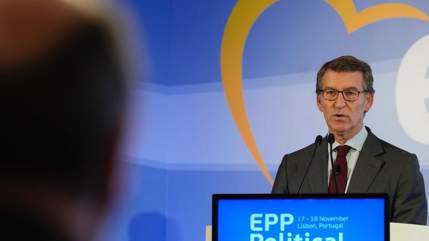 El líder del PP, Alberto Núñez Feijóo.