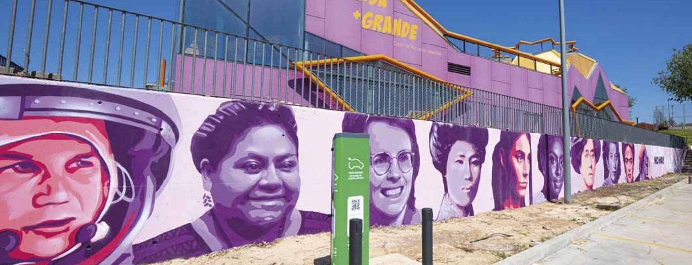 Mural feminista de Rivas