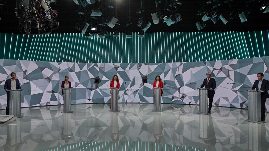 El primer debate y único debate a seis de todos los candidatos al 4M