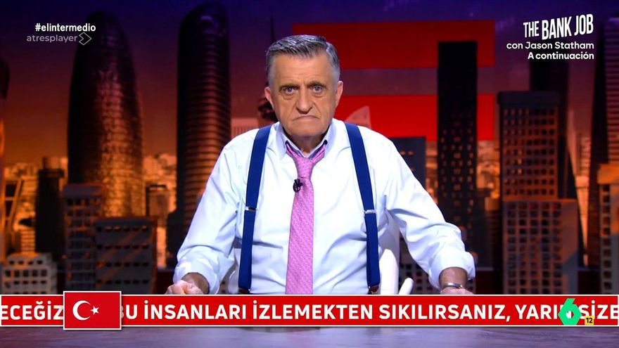 'El Intermedio' emitió varios rótulos en turco por el apoyo de Turquía a España: "Te van a llamar Can Wyoming"