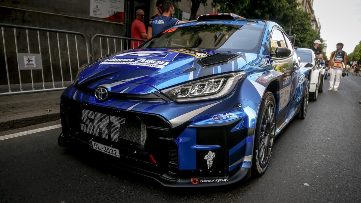 Ceremonia de salida del Rally Sierra Morena 2026