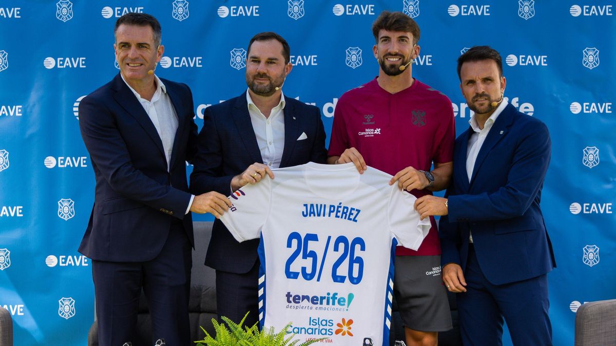 Javi Pérez afirma que "ninguna oferta le llenaba tanto como jugar en el Tenerife"