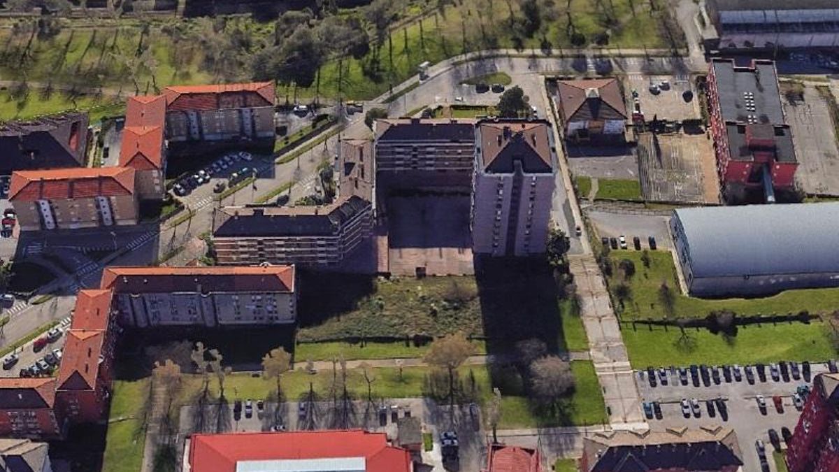 Parcela de Cazoña donde se construirán 24 viviendas