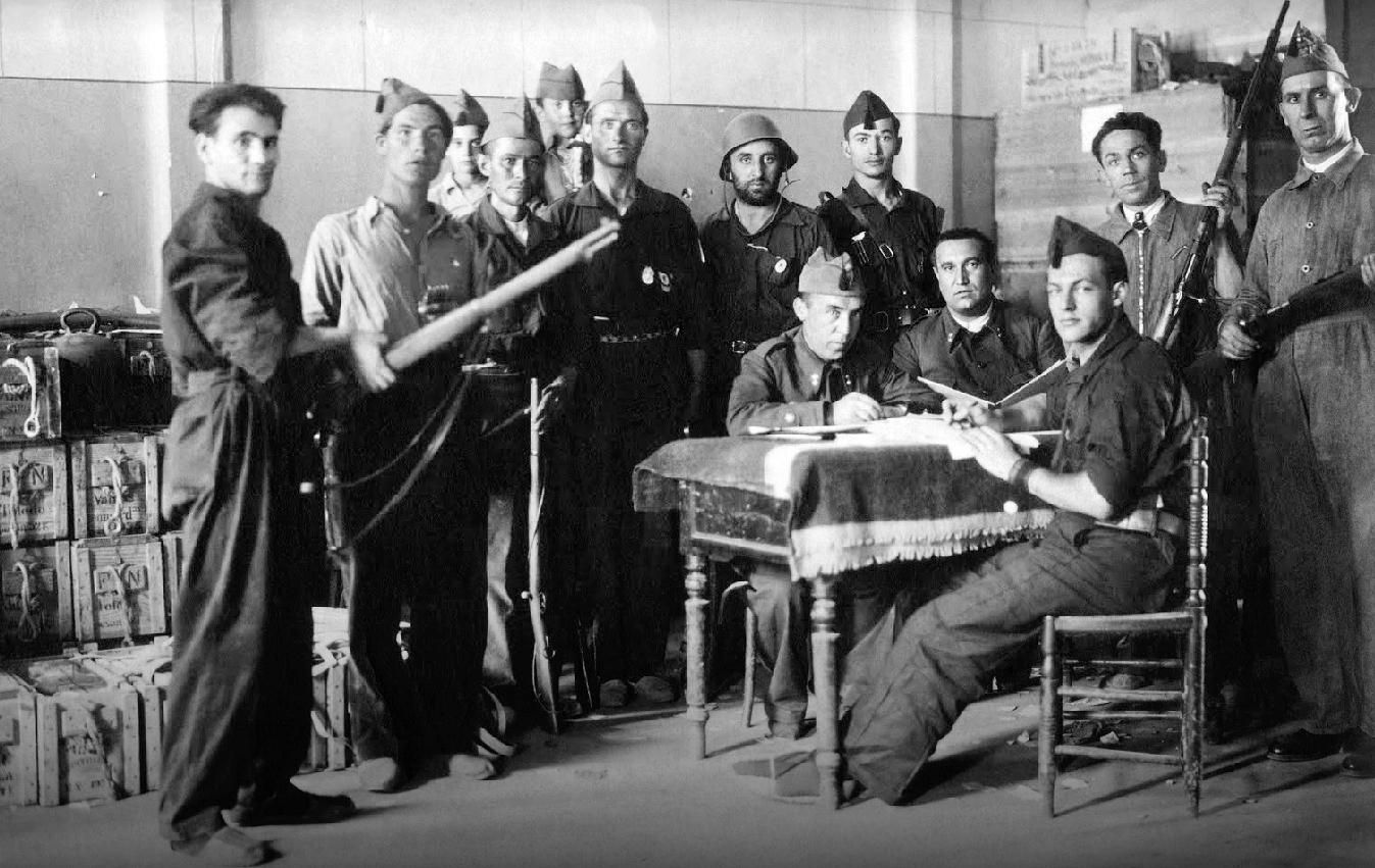 En Valladolid los fascistas armaban la columna que pronto partiría contra Madrid.