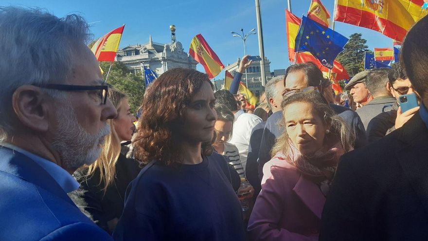 Ayuso en Cibeles