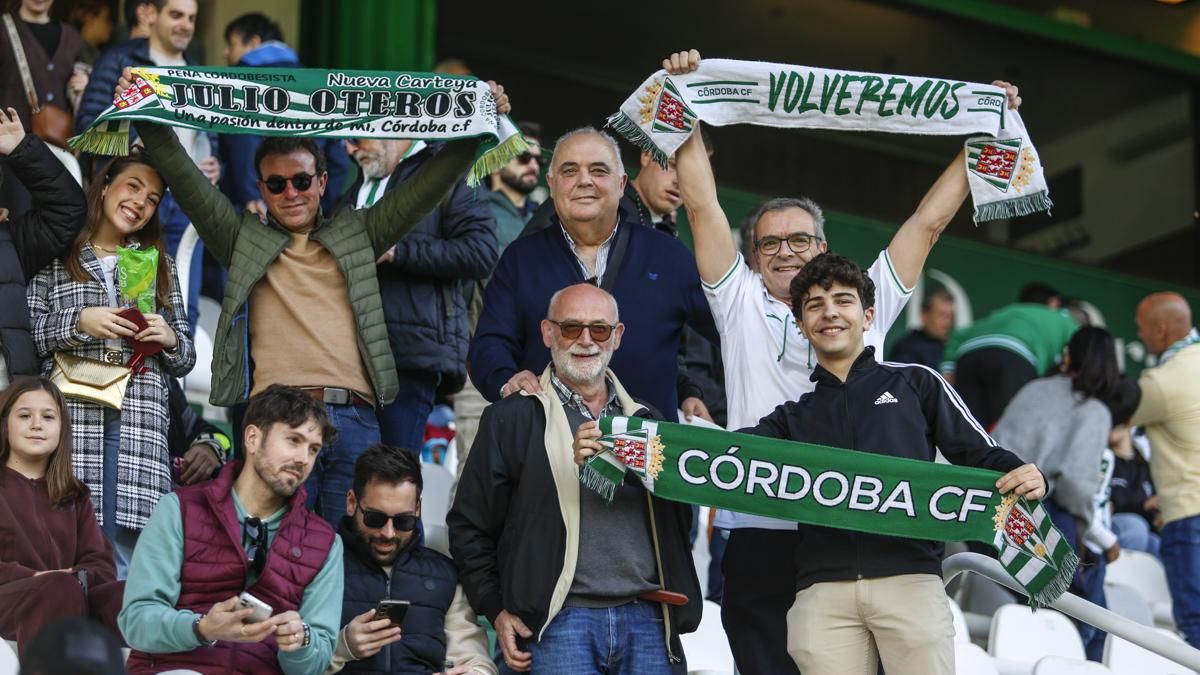 Grada Blanquiverde del Córdoba CF - SD Eibar