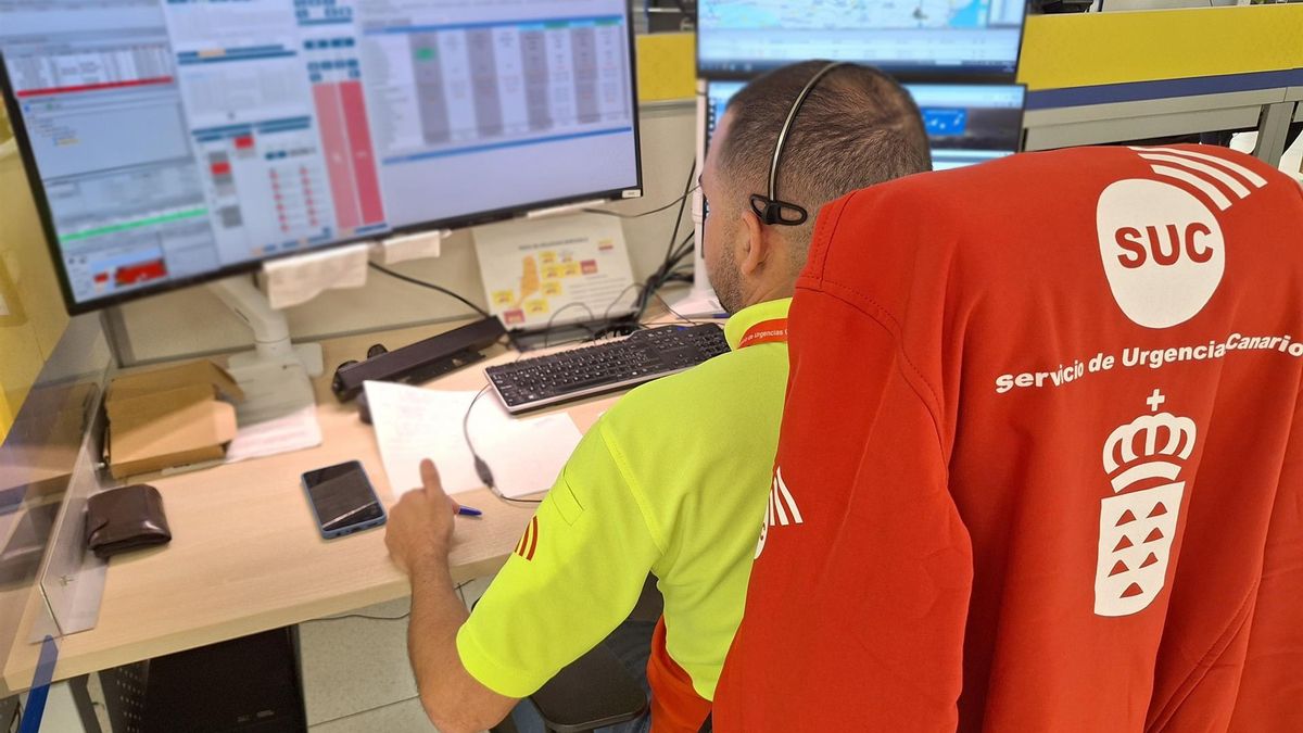Herido un motorista de 40 años en una colisión con un coche en Los Realejos