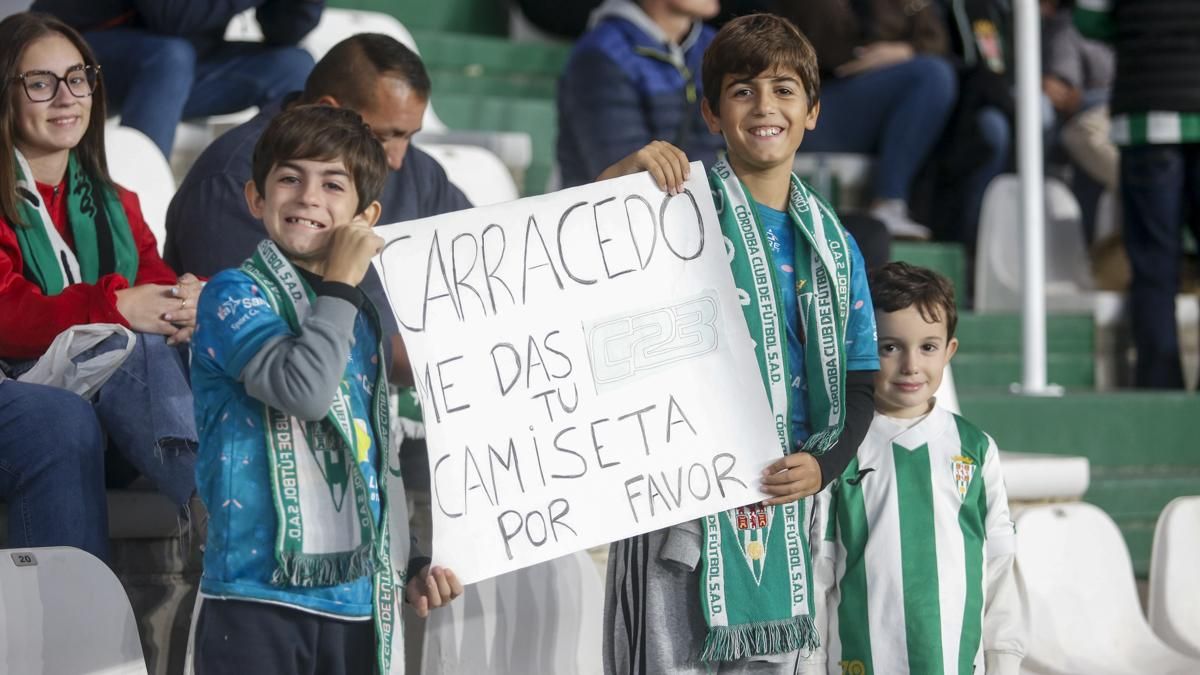 Grada Blanquiverde del Córdoba CF - RC Deportivo