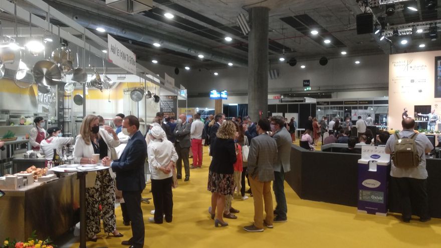 Vista general de uno de los pabellones de Madrid Fusión