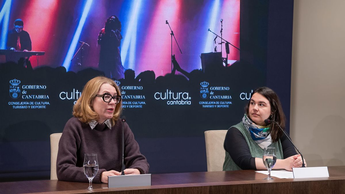La directora general de Cultura, Eva Guillermina Fernández, y la coordinadora del programa ‘Cultura y territorio 2025’ , Marta López Royano