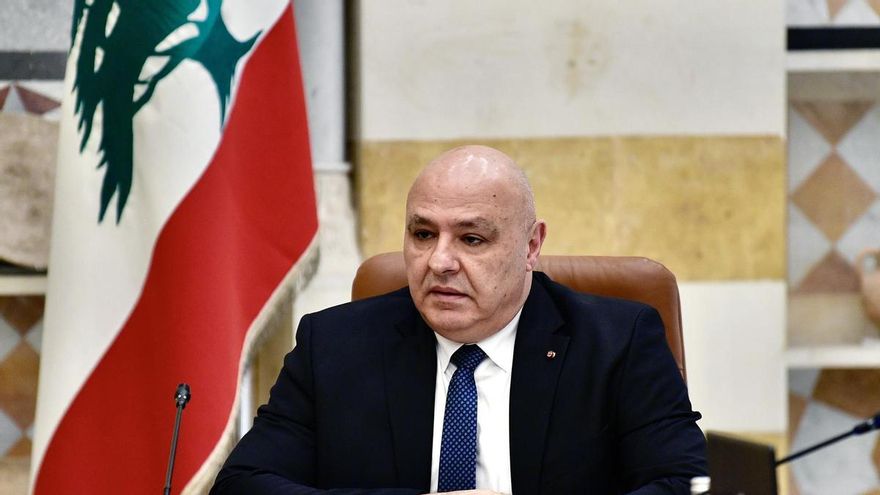 El presidente de Líbano, Joseph Aoun, en una imagen de archivo en agosto de 2025.