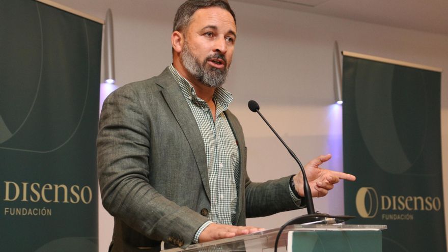 Vox impide a elDiario.es preguntar sobre los traspasos millonarios a la fundación de Abascal