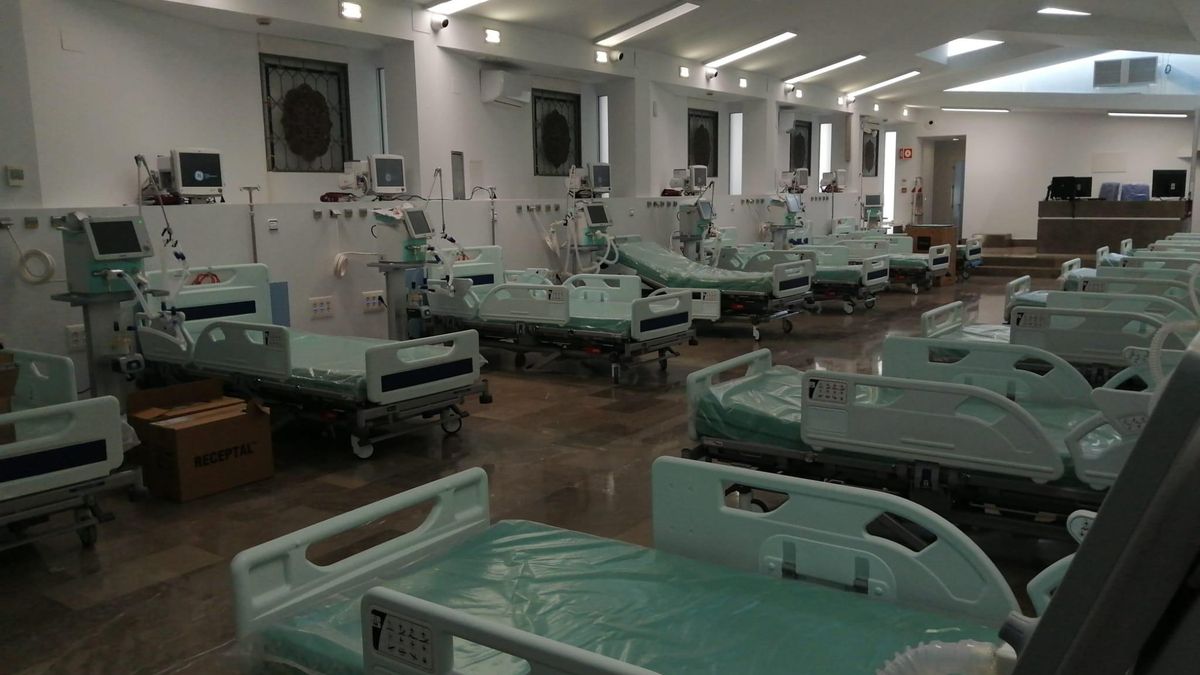 Capilla del Hospital Virgen de las Nieves, acondicionado como espacio UCI