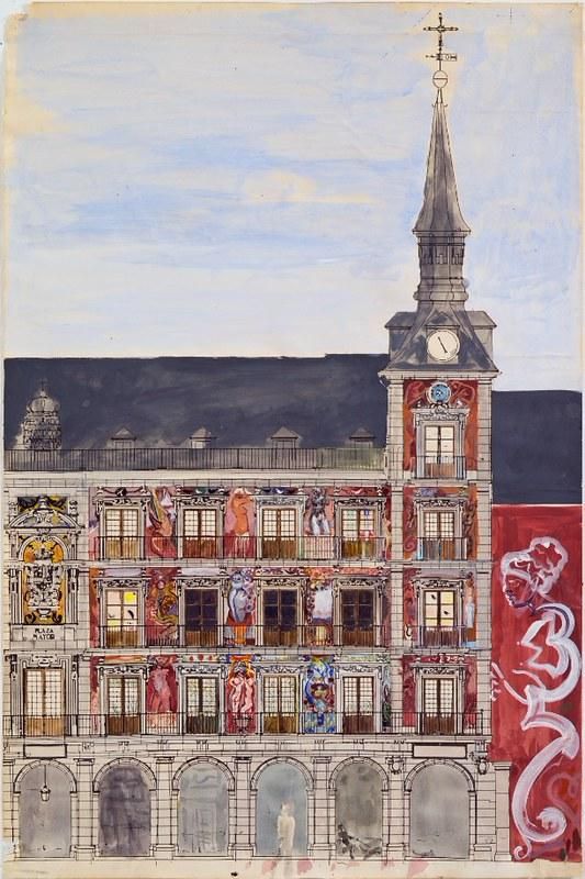 Decoración de la Casa panadería (proyecto parcial), 1989