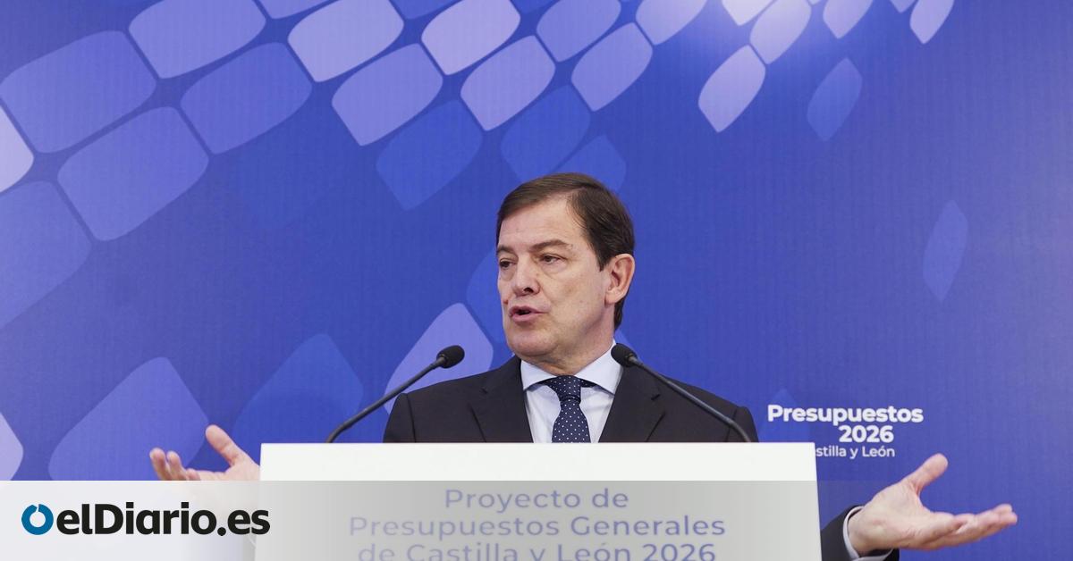 Mañueco presenta su primer presupuesto en dos años y fía a Vox su aprobación antes de las autonómicas