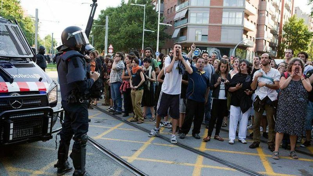 La Justicia europea condena a España por vulnerar el derecho de reunión de los manifestantes de 'Aturem el Parlament'