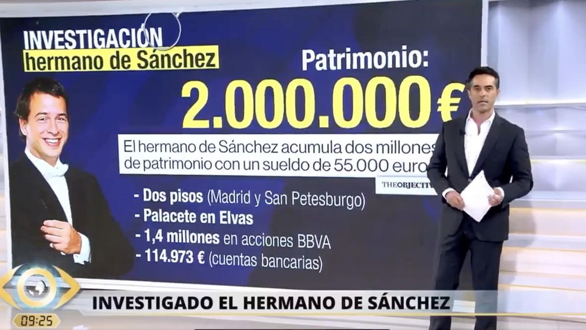Dos millones de euros que no existían en la pantalla de 'La Mirada Crítica'.