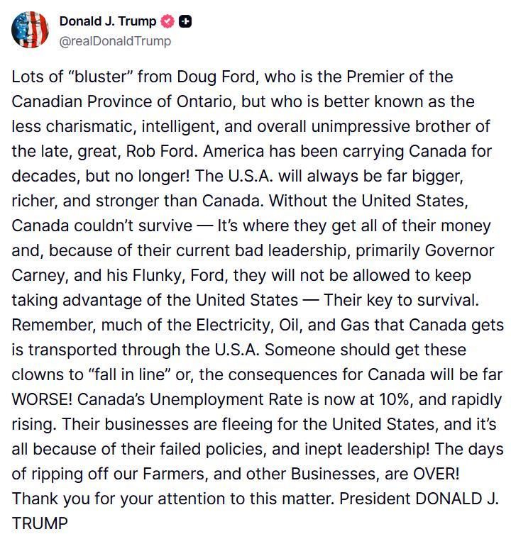 trump ontario