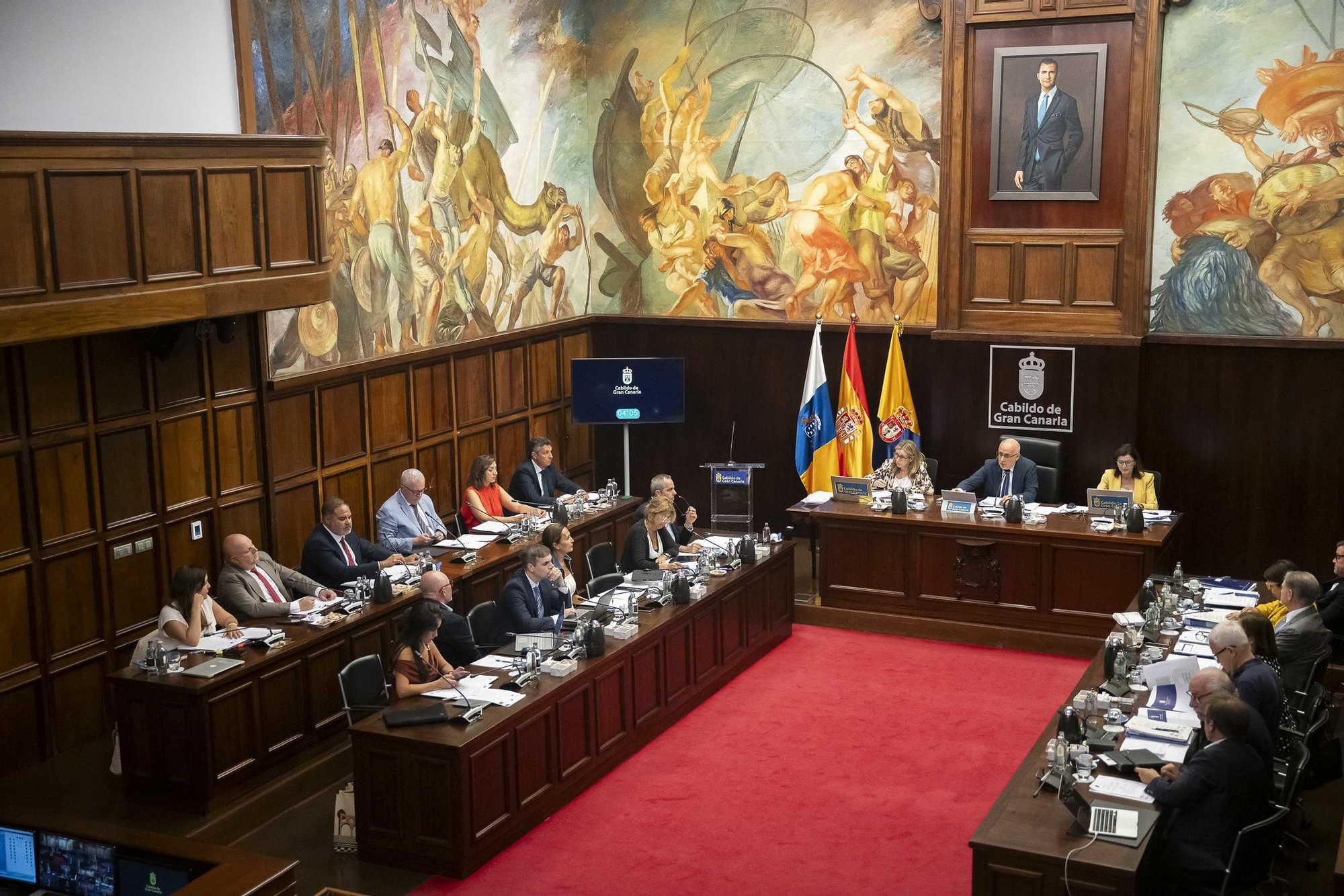Pleno del Cabildo de Gran Canaria este jueves