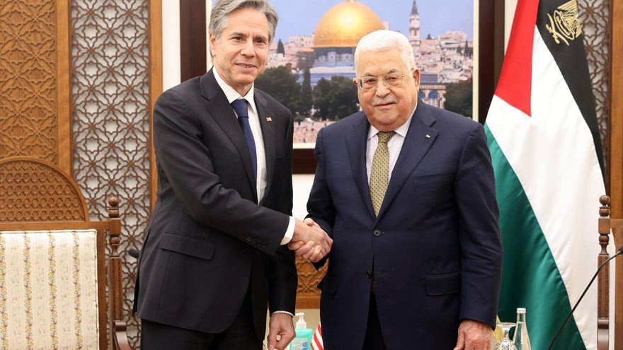 Blinken, tras su reunión con Abbás: "El horizonte de los palestinos se está encogiendo"