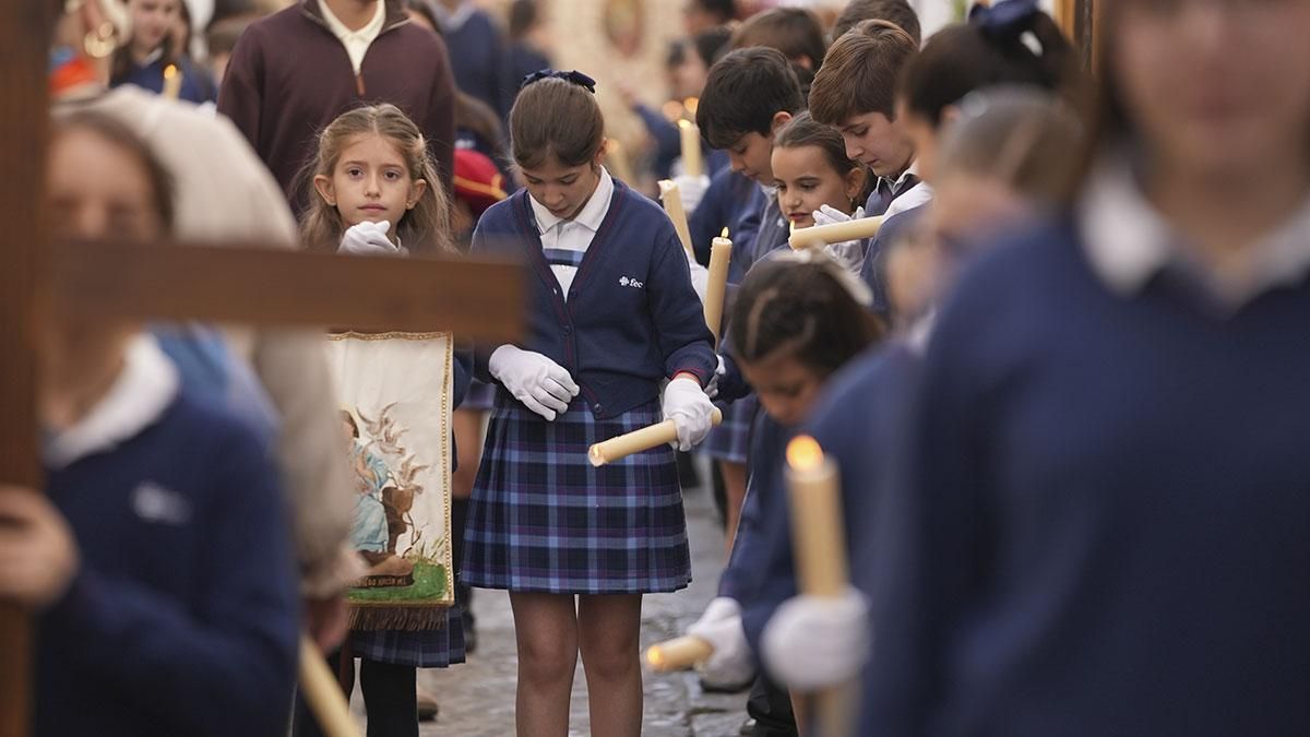 Procesión infantil del Colegio FEC Sagrada Familia