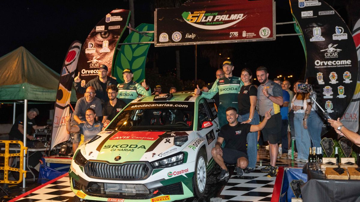 Alexey Lukyanuk y Yury Kulikov se imponen en el 51 Rallye La Palma Isla Bonita