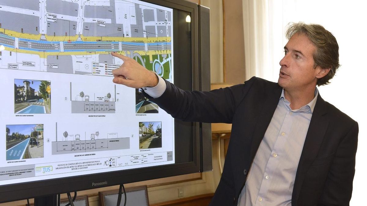 El 40% del recorrido del Metro-TUS entre Valdecilla y el Sardinero contará con carril bus-taxi