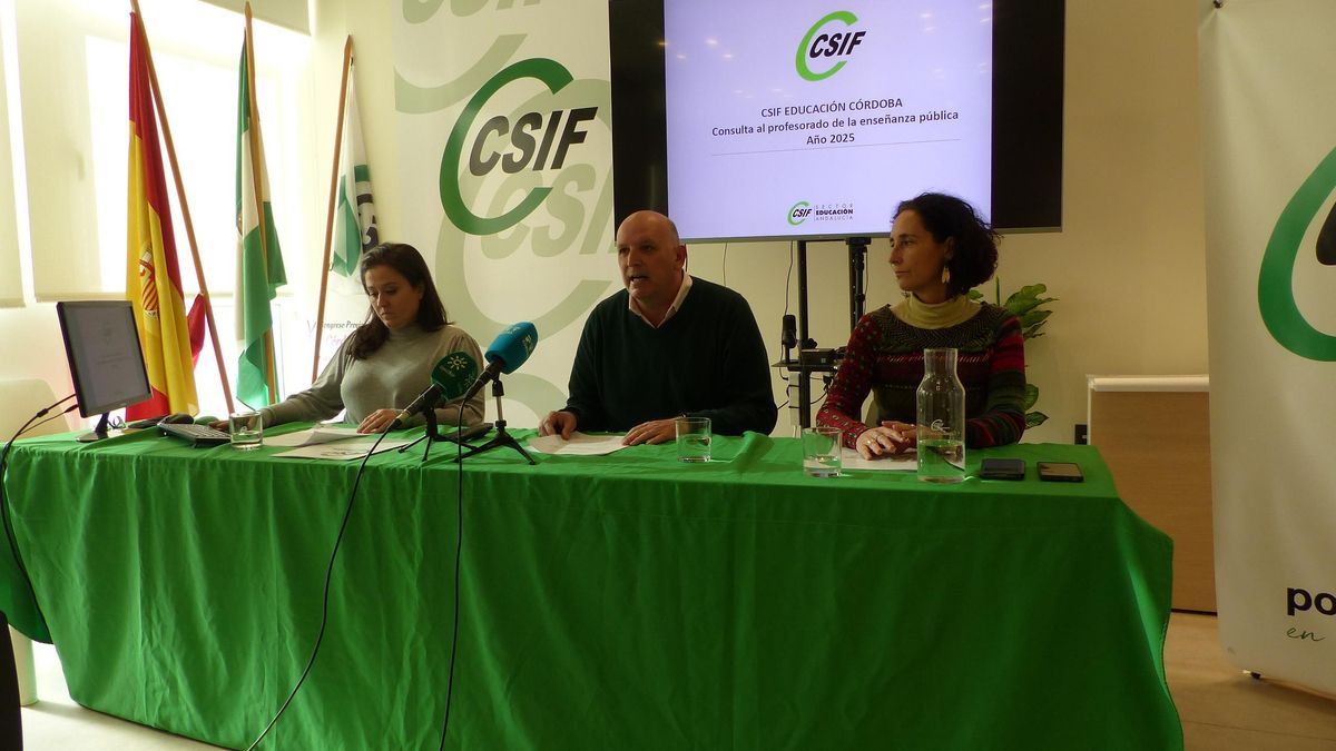 Rueda de prensa de CSIF.