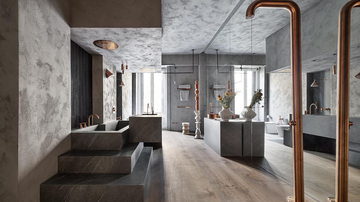 El interiorismo se renueva en Madrid con Casa Decor: paredes minerales, muchas sombras y baños consagrados al relax