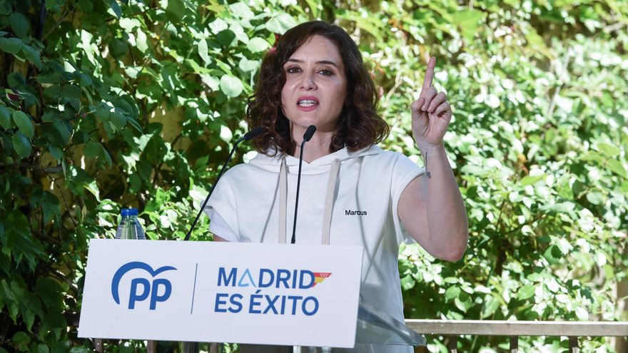 La presidenta de la Comunidad de Madrid y del Partido Popular de Madrid, Isabel Díaz Ayuso.