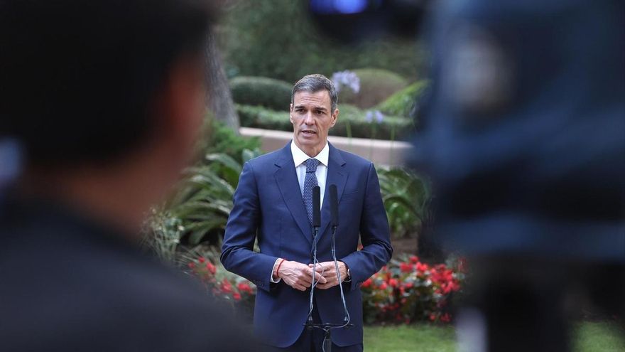 El presidente del Gobierno, Pedro Sánchez, el 29 de julio