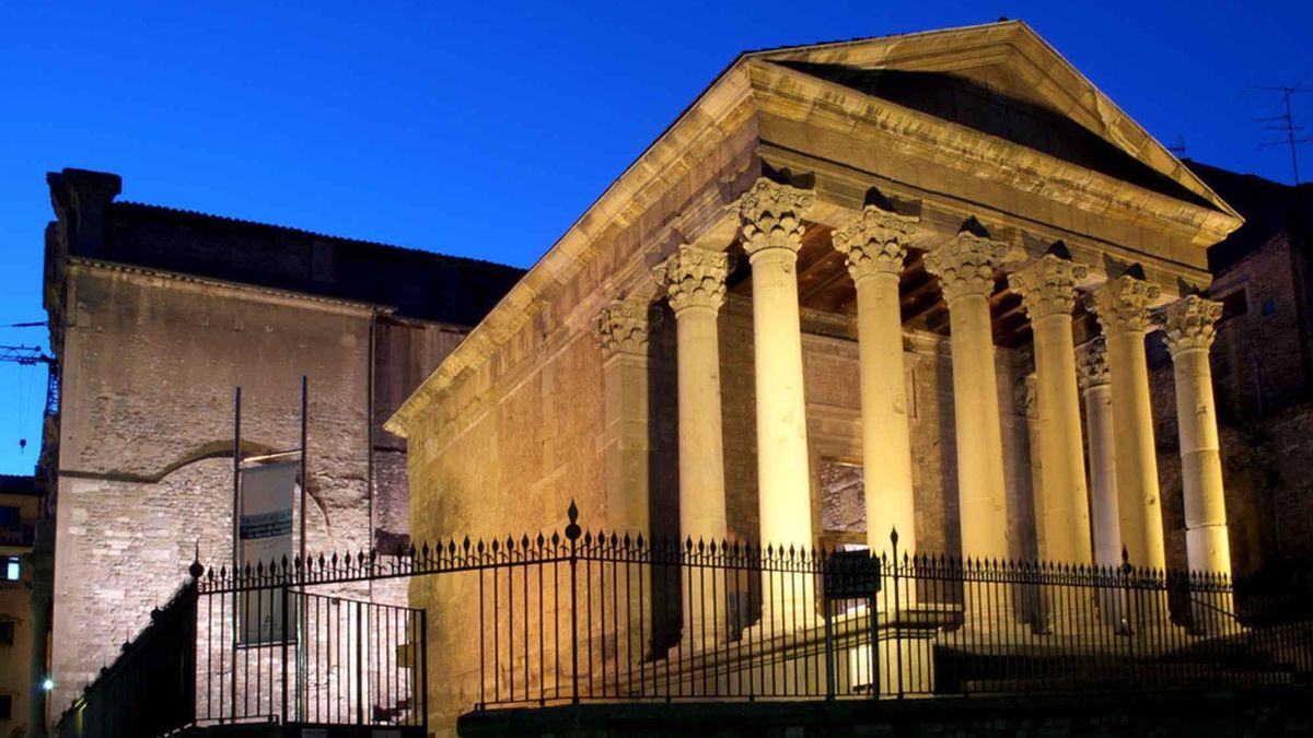 El templo romano que estuvo oculto bajo un castillo durante siglos