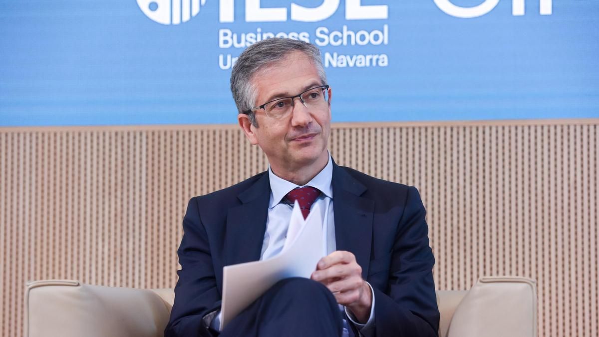 Archivo - El exgobernador del Banco de España, Pablo Hernández de Cos