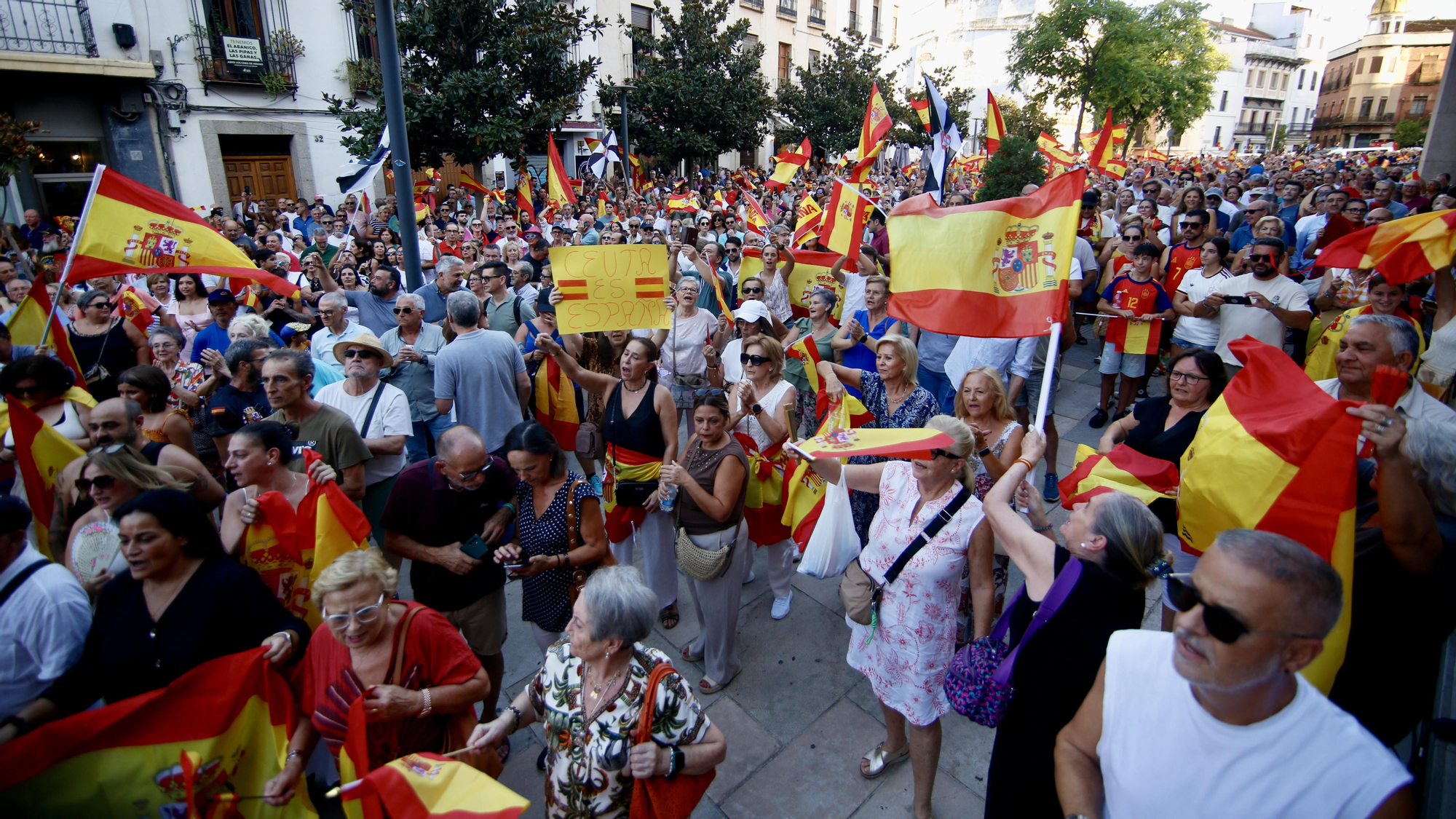 Concentración en apoyo a Ceuta