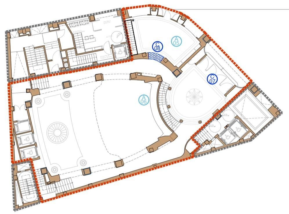 Actuaciones propuestas en la planta baja del Rex propuestas por el plan especial