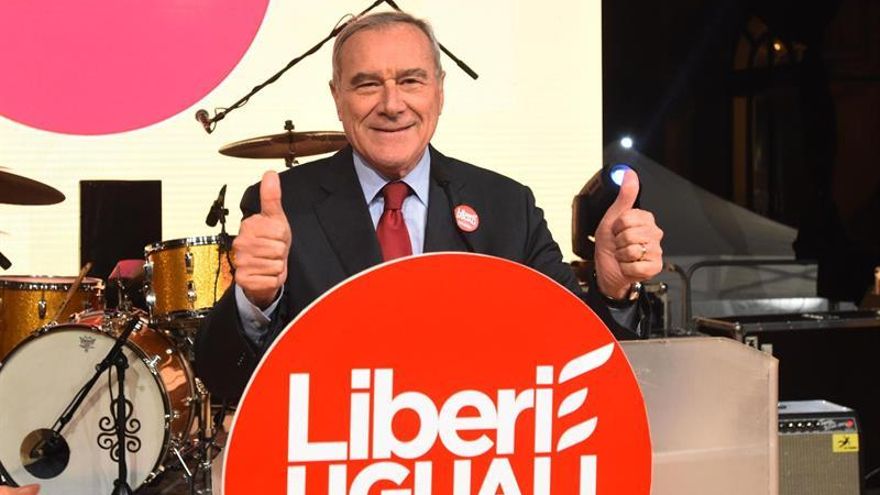 Inmigración y empleo en el cierre de campaña del izquierdista Grasso en Italia