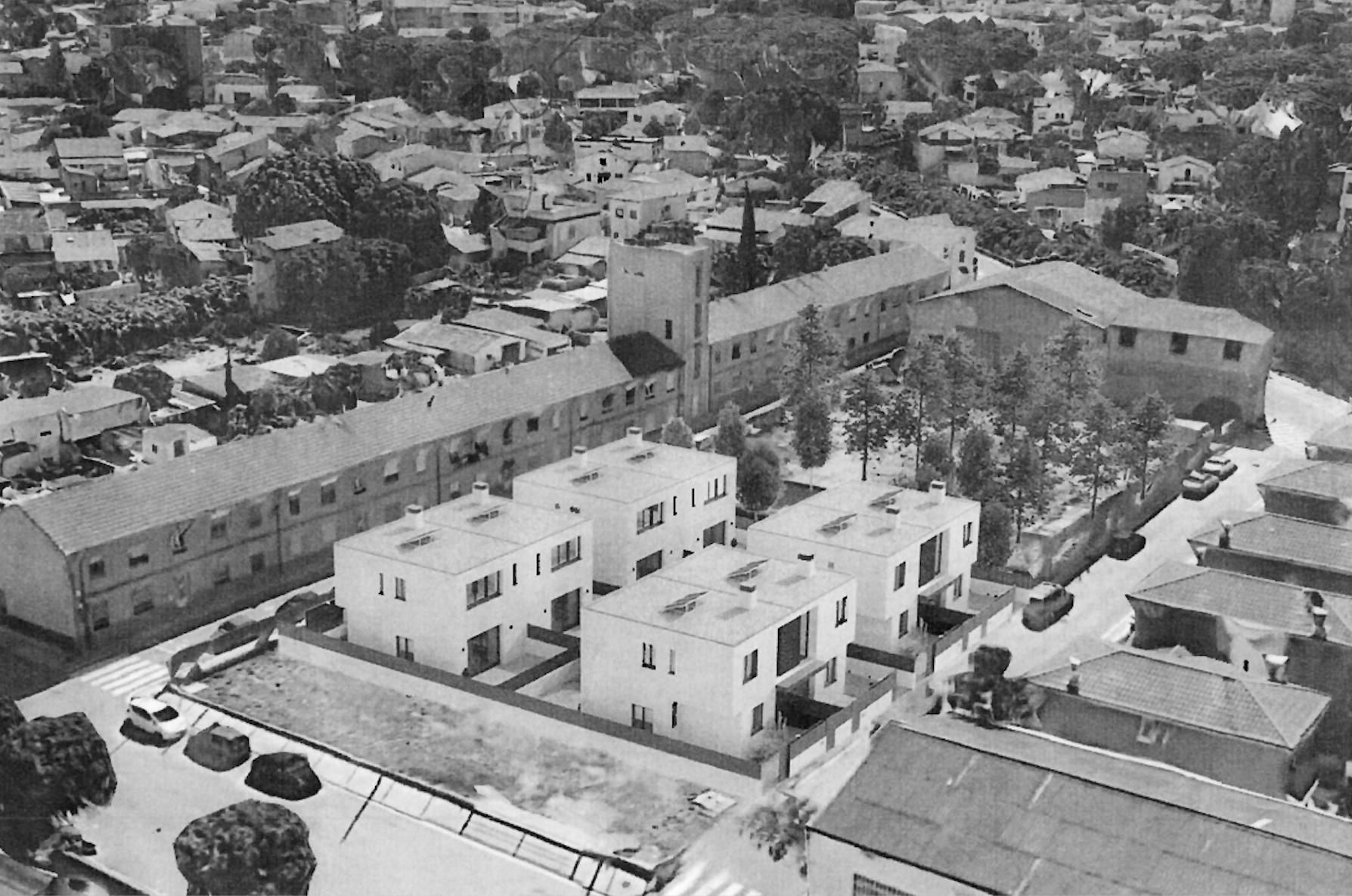 Imagen promocional del que debía ser el proyecto de viviendas de Sant Fost de Campsentelles impulsado por la empresa Skyland Habitat