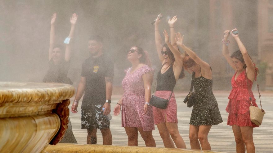 Temperaturas muy altas en la mitad este, valle del Guadalquivir y Baleares