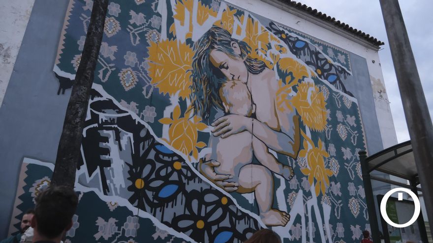 Inauguración del mural 'La paz en nuestras manos'