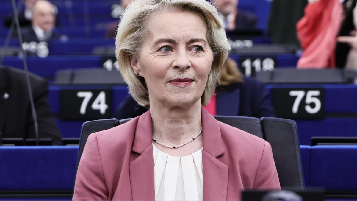 Estrasburgo (Francia), 11/03/2026.- La presidenta de la Comisión Europea, Ursula von der Leyen, en el Parlamento Europeo en Estrasburgo, Francia, el 11 de marzo de 2026. (Francia, Estrasburgo) EFE/EPA/RONALD WITTEK