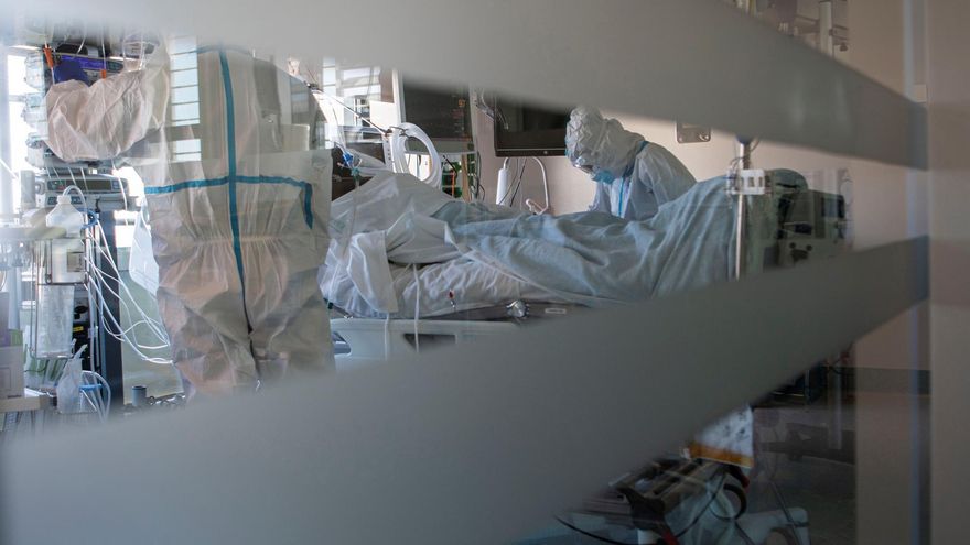 Imagen de archivo de la planta reservada para enfermos covid 19 en el hospital Son Espases de Palma de Mallorca