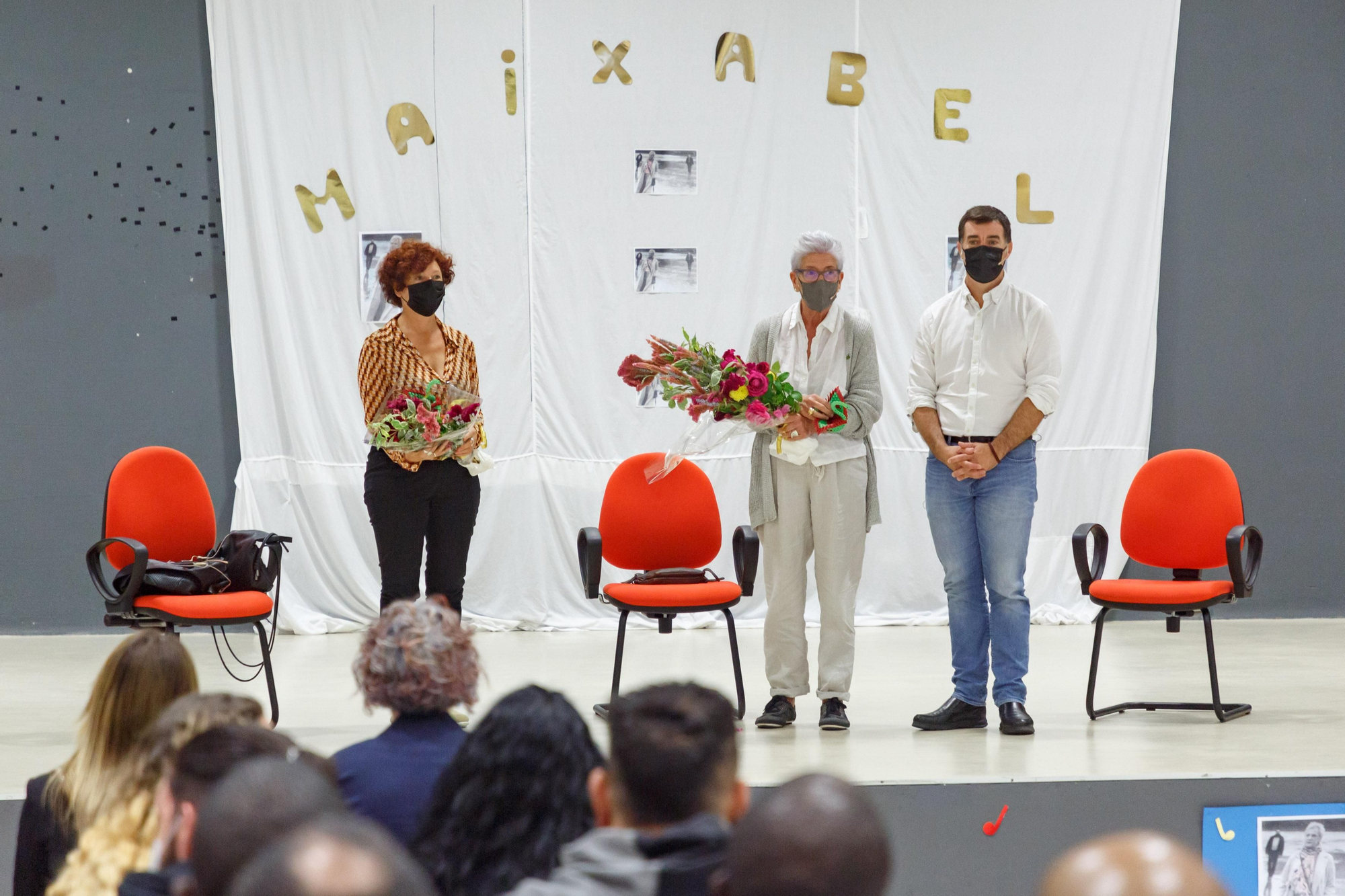 La proyección de 'Maixabel' en la cárcel de Pamplona, en imágenes