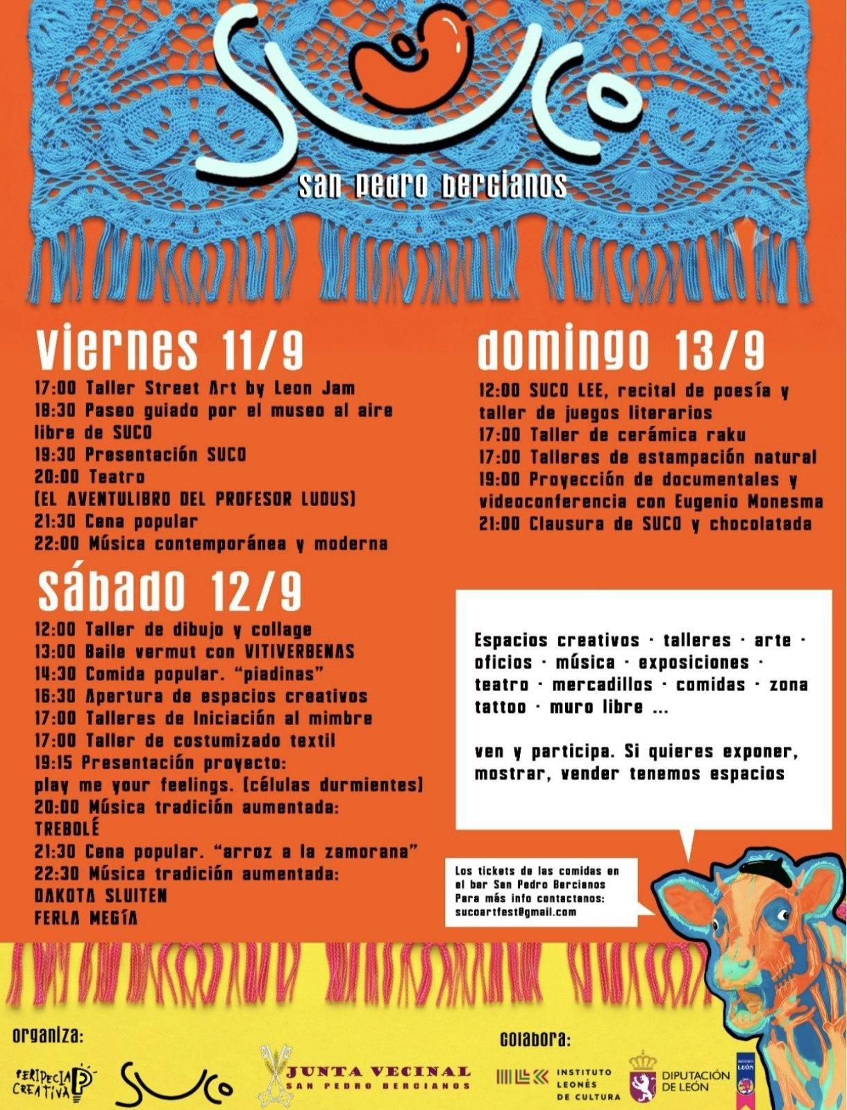 Programación edición 2026 del Suco Fest.