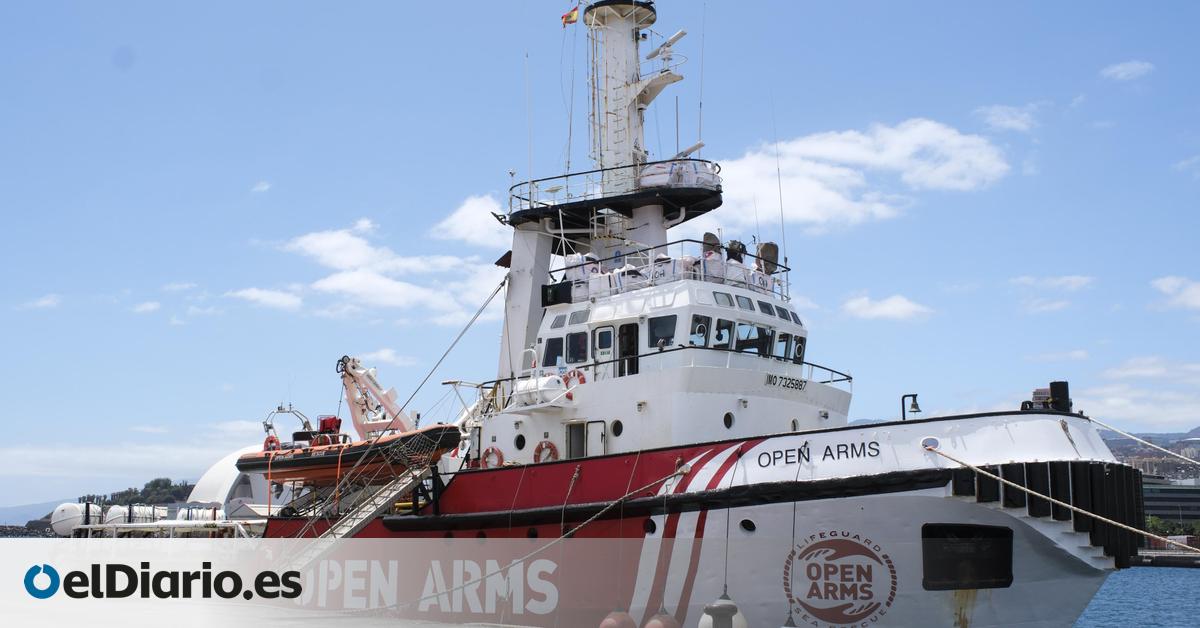 El buque de rescate Open Arms desafía a la extrema derecha y arranca su primera misión en aguas próximas a Canarias