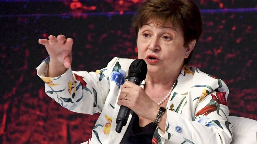 La directora gerente del FMI, Kristalina Georgieva, en una reciente imagen. EFE/EPA/SONNY TUMBELAKA/POOL / POOL