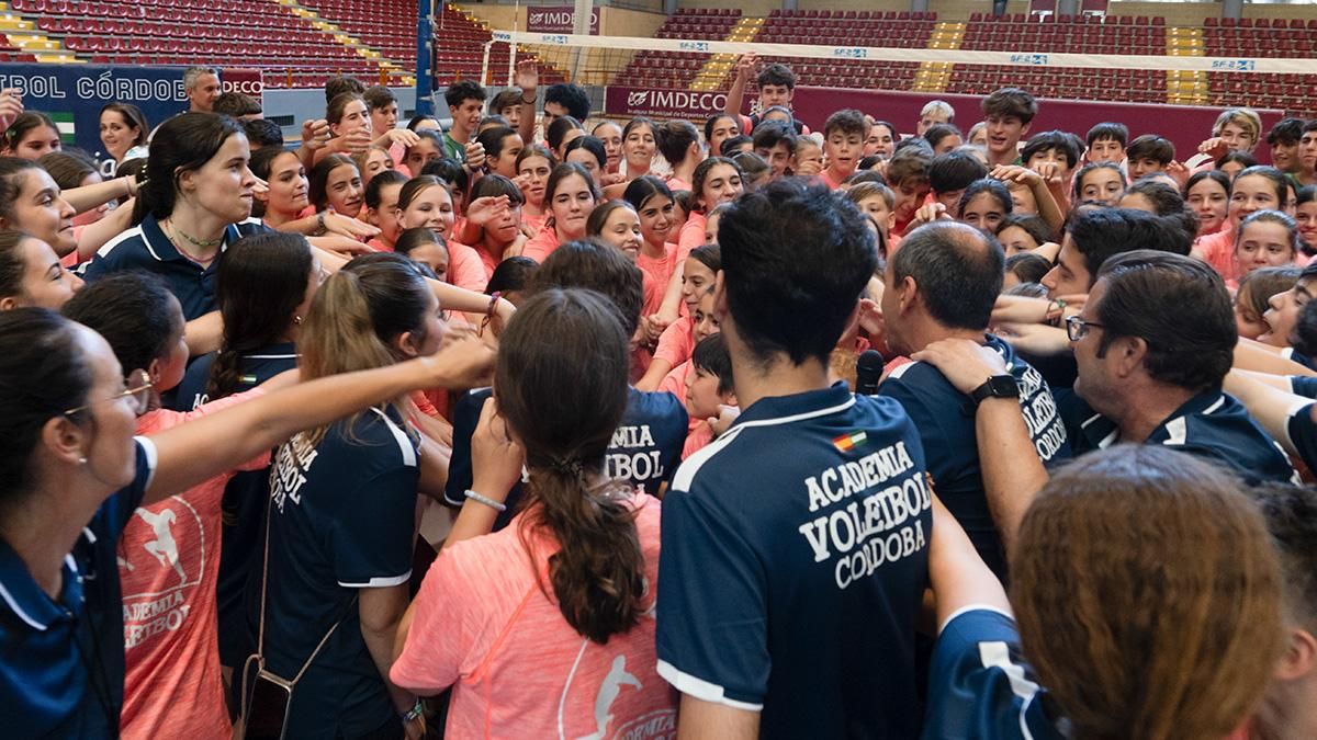 Clausura del Campus Rafa Pascual de voleibol en Vista Alegre
